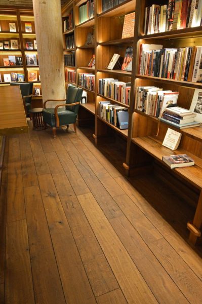 Hotel Emma Library Wood Floor