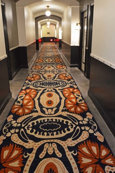 Hotel Emma Hallway carpet