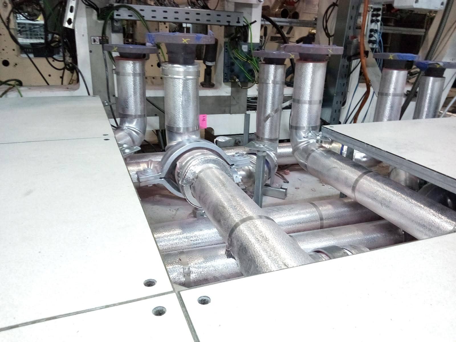 Photo: Raised Access Flooring Installation, phase 1, at the Samsung Facility in Taylor Texas