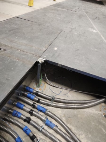 Photo: Raised Access Flooring Installation at the Samsung Facility in Taylor Texas